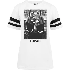 2Pac Tričko Stripes Biela S