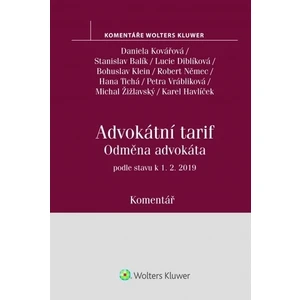 Advokátní tarif Odměna advokáta - Daniela Kovářová
