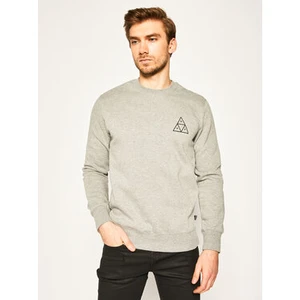 Huf Crewneck Triple Triangle PF00101 GREY