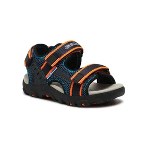 Sandále GEOX - J S.Strada A J1524A 014CE C4324 M Navy/Fluo Orange