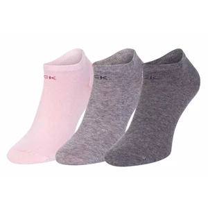 3PACK women's socks Calvin Klein low multicolored (701218768 003)