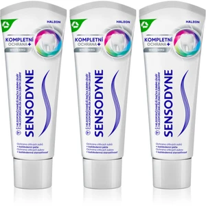 Sensodyne Complete Protection Whitening bělicí zubní pasta 3x75 ml