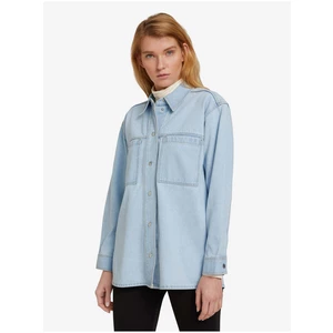 Light Blue Women's Denim Jacket Tom Tailor Denim - Women