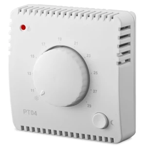 Termostat Elektrobock PT04 (PT04) biely Prostorový termostat PT04<br />
Prostorový termostat s automatickým nočním útlumem pro ovládání elektrických topide