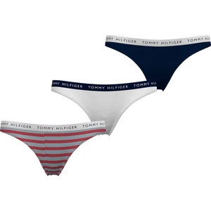 Tommy Hilfiger 3 PACK - dámská tanga UW0UW03953-0XV XL