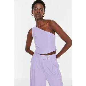 Trendyol Lilac One Shoulder Blouse