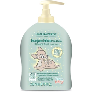 Disney Naturaverde Baby Delicate Wash jemné mýdlo na obličej a tělo pro děti od narození 200 ml