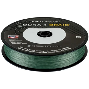 Spiderwire splétaná šňůra dura4 150 m green-průměr 0,20 mm / nosnost 17 kg