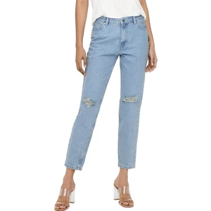 ONLY Dámské džíny ONLJAGGER Mom Fit 15242370 Light Blue Denim 25/30