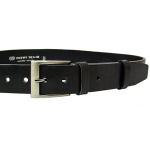 Penny Belts Pánský kožený opasek 22-60 black 90 cm