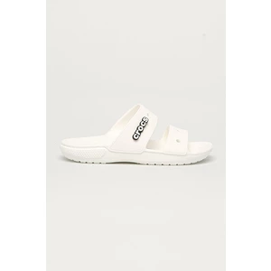 Šľapky Crocs Classic Crocs Sandal dámske, biela farba, 206761