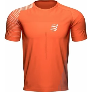 Compressport Performance SS Tshirt M Orangeade/Fjord Blue S