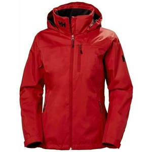 Helly Hansen W Crew Hooded Midlayer Jacket Red L