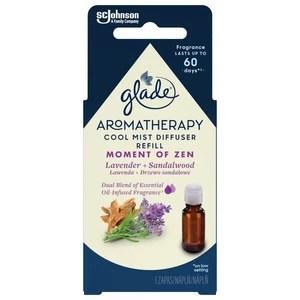 Glade Esenciální olej do aroma difuzéru Aromatherapy Cool Mist Moment of Zen 17,4 ml