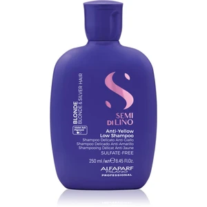 Alfaparf Milano Semi Di Lino Blonde Intense Anti-Yellow Low Shampoo szampon neutralizujący do włosów blond 250 ml