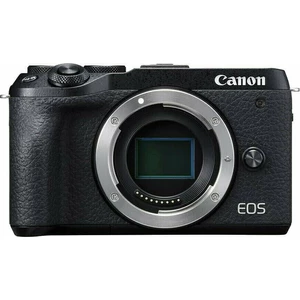 Digitálny fotoaparát Canon EOS M6 MARK II, telo (3611C002) čierny digitálna bezzrkadlovka • 32,5 MPx APS-C CMOS • 4K video/30 fps • citlivosť ISO až 2