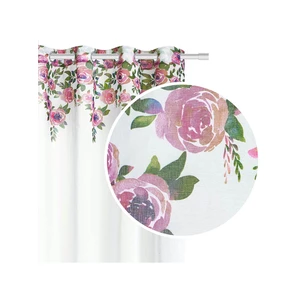 Edoti Curtain with flowers Mansion 140x250 A490