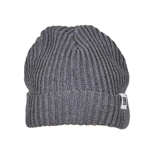 Recycled Yarn Fisherman Beanie Asphalt