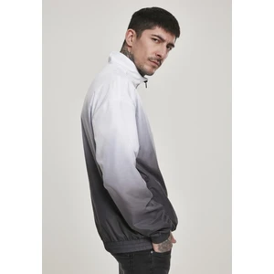 Gradient Pull Over Jacket black/white