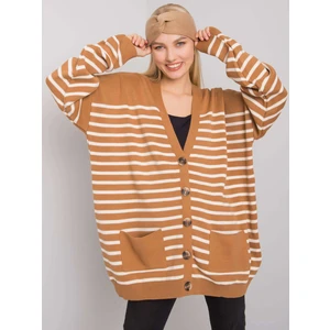 Camel sweater with buttons