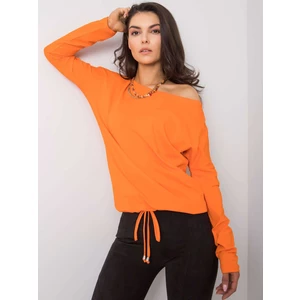 Basic orange blouse