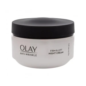 Olay Anti-Wrinkle Firm & Lift Night Cream 50 ml noční pleťový krém pro ženy na všechny typy pleti; zpevnění a lifting pleti