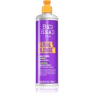 TIGI Bed Head Serial Blonde fialový tónovací šampón pre blond a melírované vlasy 400 ml