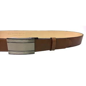 Penny Belts Pánský kožený společenský opasek 35-020-A7 brown 100 cm