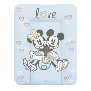 CEBA Podložka přebalovací měkká na komodu (50x70) Disney Minnie & Mickey Blue