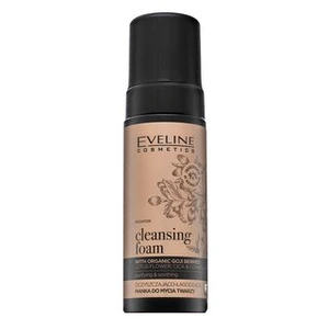 Eveline Cosmetics Organic Gold hydratačná a upokojujúca čistiaca pena na citlivú pleť 150 ml