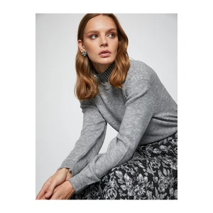 Koton Sweater - Gray - Regular fit