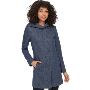 ONLY Dámsky kabát ONLSEDONA 15142911 Maritime Blue MELANGE XS