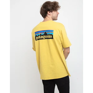 Patagonia M's P-6 Logo Responsibili-Tee Surfboard Yellow M