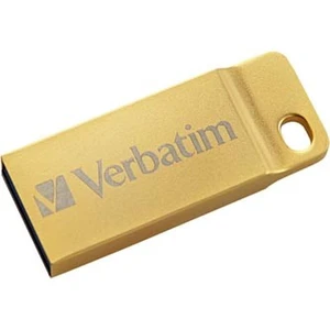 Verbatim USB flash disk, USB 3.0, 64GB, Metal Executive, Store N Go, zlatý, 99106, USB A