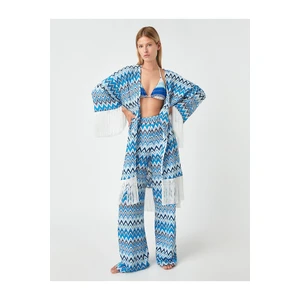 Koton Şahika Ercümen X - Tassel Detailed Kimono