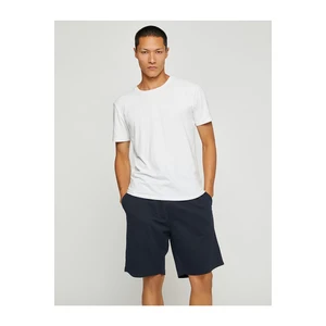 Koton Basic Shorts Tie Waist Slim Fit Pocket Detailed