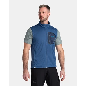 Men's softshell vest KILPI RIELLO-M Dark blue