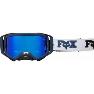 FOX Airspace Nuklr Mirrored Lens Goggles Black Moto brýle