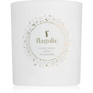 Flagolie White Label Black Pepper, Musk, Bergamot vonná svíčka 150 g