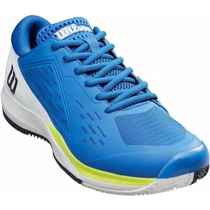 Wilson Rush Pro Ace Clay Mens Tennis Shoe Lapis Blue /White/Safety Yellow 44 Chaussures de tennis pour hommes