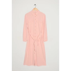 Koton Shirt Dress Tied Front with Buttons