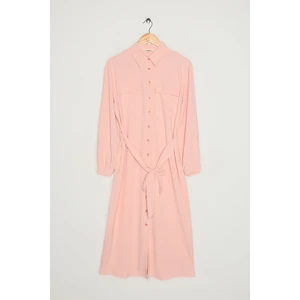 Koton Shirt Dress Tied Front with Buttons