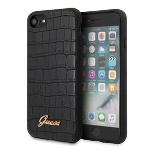 Tok Guess Croco for iPhone SE/8/7, fekete
