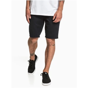 Quiksilver EVDAY CHINO LIGHT black plátěné kraťasy pánské - černá