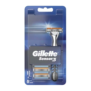 Gillette Holicí strojek Gillette Sensor3 + 6 hlavic