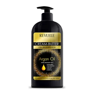 Revuele Krémové máslo na ruce a tělo s arganovým olejem 5 v 1 Argan Oil (Cream-Butter Hand and Body 5 in 1) 400 ml