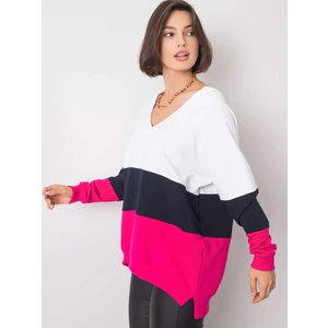 Női pulóver Fashionhunters Color Block