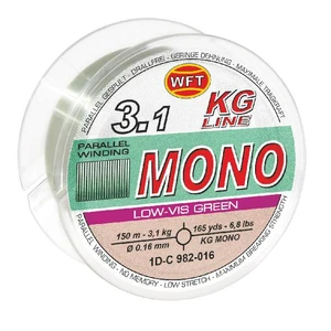 Wft vlasec kg mono green 150 m - 0,18 mm 3,7 kg