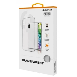 Silikonové pouzdro TRANSPARENT ALIGATOR pro Xiaomi Redmi Note 9