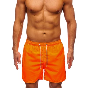 Oranžové pánske kúpacie šortky Bolf ST019
